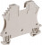 WDU 2.5, Соединитель: на рейку, 2,5мм2, Кол-во полюс: 1, клеммы: 2, бежевый
