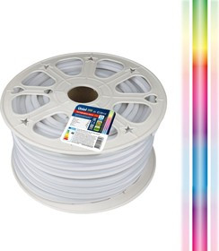 Светодиодная лента 5050-80LED/m-8mm-IP67- 220V-10W/m-50M-RGB бобина ULS-N22 UL-00005581