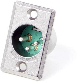 D7MBAU, XLR Connectors QG CONNECTOR BLK/GOL