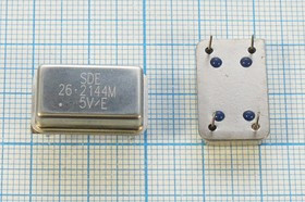 Кварцевый генератор 26214,4, FULL, 5В, OSC14, T/CM