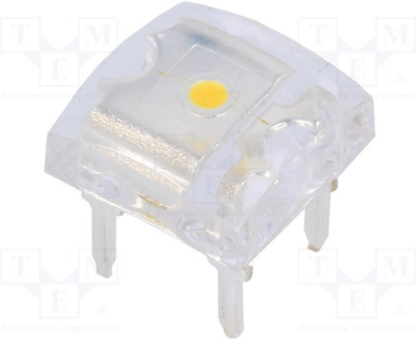 OSM54LZ4E1D, LED Super Flux; 7.62x7.62mm; white warm; 900?1400mcd; 140°; 30mA OSM54LZ4E1D, LED Super Flux; 7.62x7.62mm; white warm; 900?1400mcd; 140°; 30mA