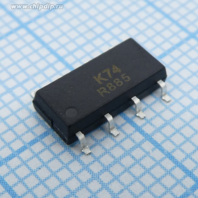 PRAK74S, оптореле SOP8 1 канал нр 1 канал нз Uкомм 400В (=KAQW614S AQW614S) (22-23г.) PRAK74S, оптореле SOP8 1 канал нр 1 канал нз Uкомм 400В (=KAQW614S AQW614S) (22-23г.)