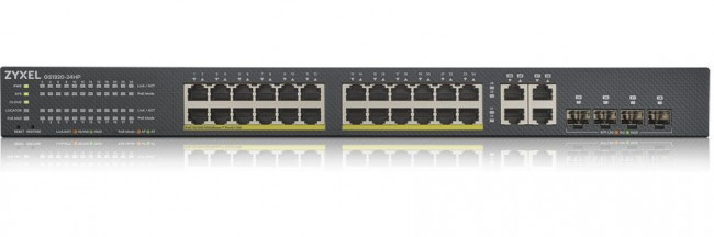 Коммутатор Zyxel NebulaFlex GS1920-24HP v2 GS192024HPV2-EU0101F 24x1Гбит/с 24PoE 24PoE+ 375W управляемый Коммутатор Zyxel NebulaFlex GS1920-24HP v2 GS192024HPV2-EU0101F 24x1Гбит/с 24PoE 24PoE+ 375W управляемый