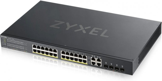 Коммутатор Zyxel NebulaFlex GS1920-24HP v2 GS192024HPV2-EU0101F 24x1Гбит/с 24PoE 24PoE+ 375W управляемый Коммутатор Zyxel NebulaFlex GS1920-24HP v2 GS192024HPV2-EU0101F 24x1Гбит/с 24PoE 24PoE+ 375W управляемый