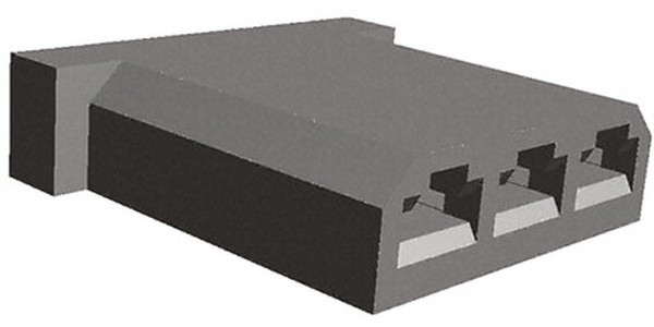 925015-1, 5mm 1x3P 3 1 NO P=5mm Rectangular Connectors Housings 925015-1, 5mm 1x3P 3 1 NO P=5mm Rectangular Connectors Housings