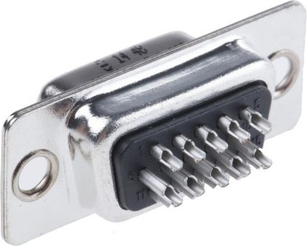 09561004715050, 15 Way Cable Mount D-sub Connector Socket, 2.29mm Pitch