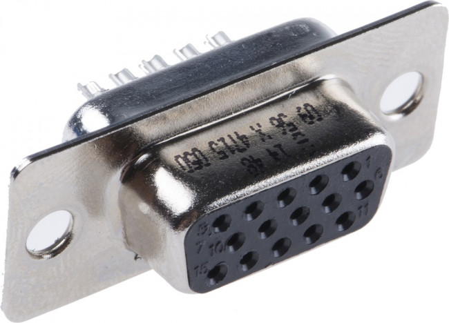 09561004715050, 15 Way Cable Mount D-sub Connector Socket, 2.29mm Pitch