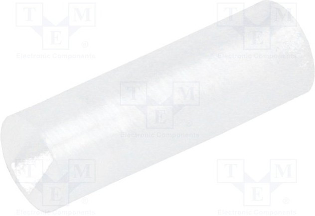 FIX-LEDS-12, Распорная втулка, LED, dвнешн: 4мм, dLED: 3мм, Дл: 12мм, натуральный