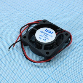 RQD 4010MS 5VDC, (40*40*10 5V), Вентилятор 5В 40x40х10мм, 6000 об/мин., 9.9м3/час, 21.5дБ, подшипник скольжения, тип вывода - провод