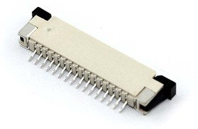 Разъем FPC Half Coverage Top Contact 1.0K-BS-16PWB 16 pin высота 2мм шаг 1мм