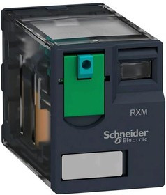 RXM4AB1BD, Реле 4пер. 24VDC/ 3A, 250VAC