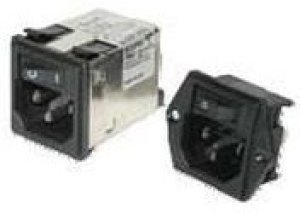 3CUFE1, AC Power Entry Modules 3A FILTERED FLANGE MOUNT