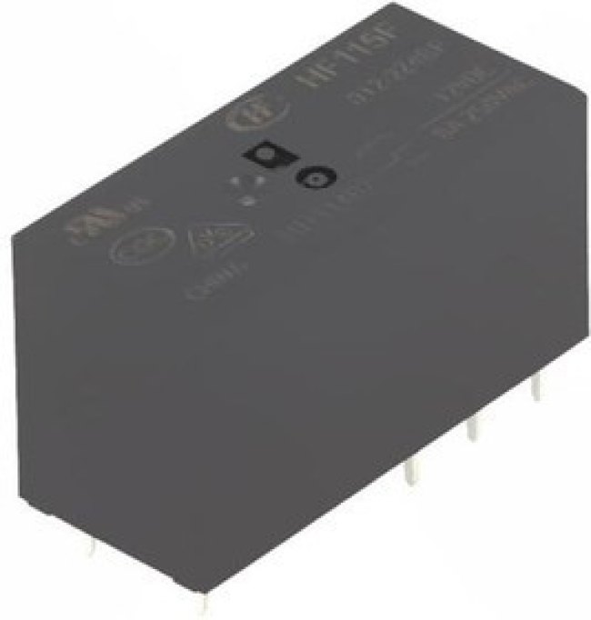 HF115F/012-2Z4B, Реле силовое, 8 А, 12 В, 2FormC (две контактных группы-два направления) HF115F/012-2Z4B, Реле силовое, 8 А, 12 В, 2FormC (две контактных группы-два направления)