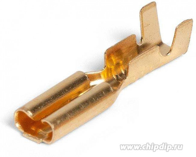 85665, Разъем плоский неизолированный (мама) РП-М 1.0-(2.8) (КВТ)