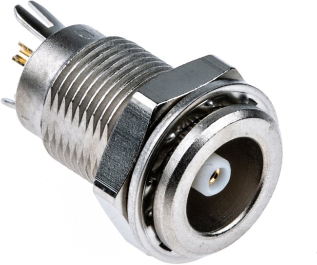 ERN00250CTL, Разъем: коаксиальный, Серия: 00, гнездо, "мама", PIN: 1, пайка, 4А