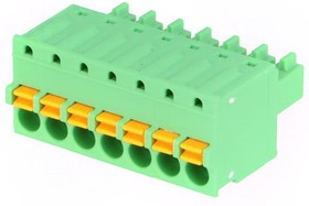 FK-MCP 1,5/ 7-ST-3,81, Разъемный клеммник, 3,81мм, Кол-во полюс: 7, прямой, вилка, "мама"