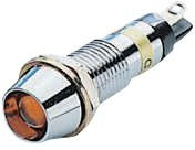 BD-0801 24V ORANGE, LED Indicator, Soldering, Fixed, Orange, DC, 24V