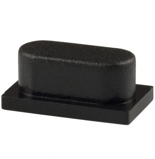 BTNK0390, Крышка переключателя, Герметичными тактовыми переключателями серий KSA и KSL, Черный