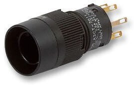 A3CT-7021, Кнопочный переключатель, Серия A3C, 12 мм, SPST-NO, SPST-NC, Вкл.-Выкл., Круглый A3CT-7021, Кнопочный переключатель, Серия A3C, 12 мм, SPST-NO, SPST-NC, Вкл.-Выкл., Круглый