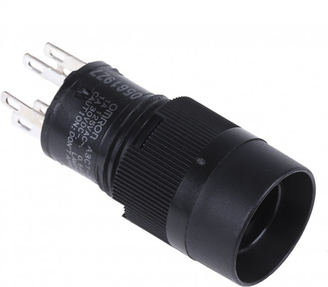 A3CT-7021, Кнопочный переключатель, Серия A3C, 12 мм, SPST-NO, SPST-NC, Вкл.-Выкл., Круглый A3CT-7021, Кнопочный переключатель, Серия A3C, 12 мм, SPST-NO, SPST-NC, Вкл.-Выкл., Круглый