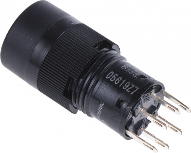 A3CT-7021, Кнопочный переключатель, Серия A3C, 12 мм, SPST-NO, SPST-NC, Вкл.-Выкл., Круглый A3CT-7021, Кнопочный переключатель, Серия A3C, 12 мм, SPST-NO, SPST-NC, Вкл.-Выкл., Круглый