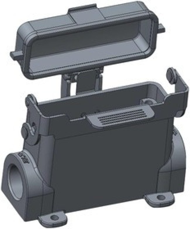 T1629161225-000, HEAVY DUTY CONN, 1 LEVER, SIZE H16A