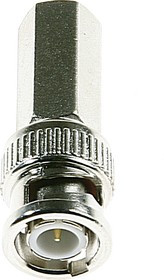 HYR-0107C (GB-107C) (BNC-7012C) (BNC-U6P), Разъем BNC, штекер, RG-6, вкручивающийся (Twist-on)