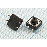 Тактовая кнопка, 12x12x 7.3, алгоритм работы NO, контакты 4PF, TSA6-2