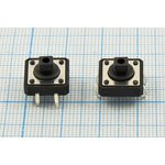 Тактовая кнопка, 12x12x 7.3, алгоритм работы NO, контакты 4PF, TSA6-2