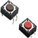 95C06D4GWRT, Switch Tactile N.O. SPST Round Button Gull Wing 0.05A 12VDC 2.55N SMD T/R