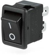 LRA22H2FBBNN, Rocker Switches SPST ON-OFF BLK 10A &quot;O -&quot;