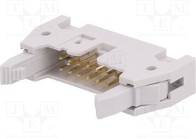 71918-114LF, Conn Ejector Header HDR 14 POS 2.54mm Solder ST Top Entry Thru-Hole Quickie® Tube