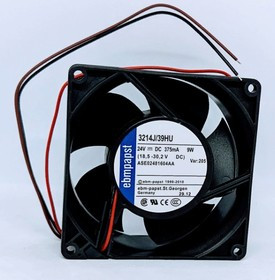 Вентилятор Ebmpapst 3214J/39HU DC 24V 375mA 9W 92x38 3pin