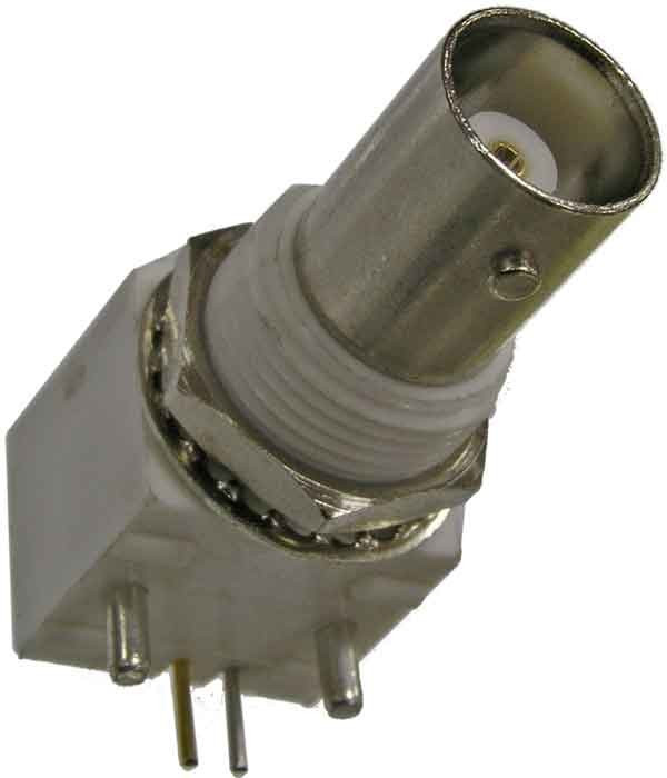 BNC-JR, Гнездо на плату угловое