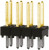 TSW-104-07-L-D, TSW Series Straight Through Hole Pin Header, 8 Contact(s), 2.54mm Pitch, 2 Row(s), Unshrouded TSW-104-07-L-D, TSW Series Straight Through Hole Pin Header, 8 Contact(s), 2.54mm Pitch, 2 Row(s), Unshrouded