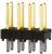 TSW-104-07-L-D, TSW Series Straight Through Hole Pin Header, 8 Contact(s), 2.54mm Pitch, 2 Row(s), Unshrouded TSW-104-07-L-D, TSW Series Straight Through Hole Pin Header, 8 Contact(s), 2.54mm Pitch, 2 Row(s), Unshrouded