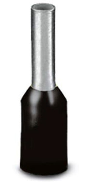 AI 1,5 - 8 BK, Наконечник на провод, Один Провод, 16 AWG, 1.5 мм², 8 мм, Черный, COMBICON AI 1,5 - 8 BK, Наконечник на провод, Один Провод, 16 AWG, 1.5 мм², 8 мм, Черный, COMBICON