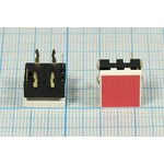 Тактовая кнопка, 12x12x 8, алгоритм работы NO, IL2Вкрасный, контакты 6P, SPL12