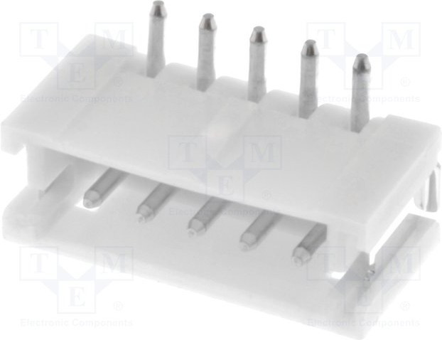 B5B-ZR-SM4-TF(LF)(SN), Гнездо, провод-плата, "папа", ZH, 1,5мм, 5PIN, SMT