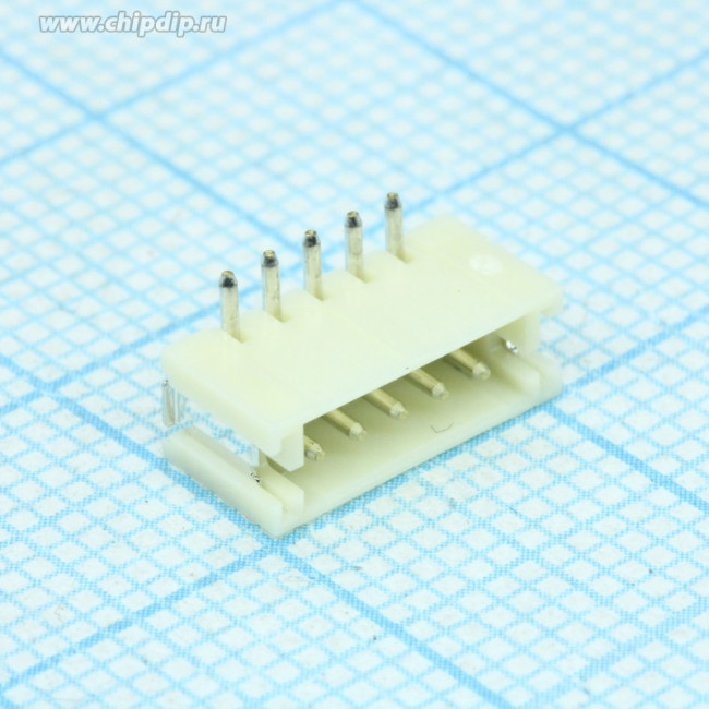 B5B-ZR-SM4-TF(LF)(SN), Гнездо, провод-плата, "папа", ZH, 1,5мм, 5PIN, SMT