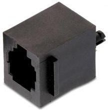 615004144021, Modular Connectors / Ethernet Connectors WR-COM Mod Jack Feml 4P4C Vertical W/Ears