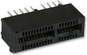 87715-9005, Торцевой разъем, PCIe, Dual Side, 0.9 мм, 36 Контактов, Монтаж в Сквозное Отверстие, Straight