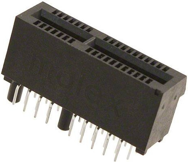 87715-9005, Торцевой разъем, PCIe, Dual Side, 0.9 мм, 36 Контактов, Монтаж в Сквозное Отверстие, Straight