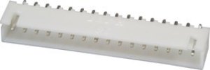 B16B-XH-A(LF)(SN), 1x16P XH 1 2.5mm 16 Brass Plugin,P=2.5mm Wire To Board / Wire To Wire Connector