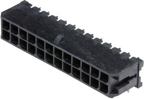 SCT3001WR-2x12P, Разъем Micro-Fit 3.0 розетка на плату угловая 24pin