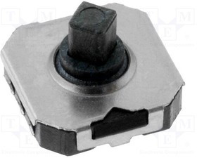 MICRO-JOY-A, Джойстик, 0,05A/12ВDC, Монтаж SMD, 300мг, 7,4x7,5мм