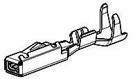 1355556-1, Automotive Connectors MQS BUCHSENKONT.1,5