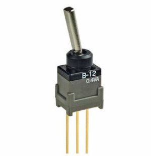 B12JP, Toggle Switches SPDT ON-ON .248 BAT STRT PC .4VA B12JP, Toggle Switches SPDT ON-ON .248 BAT STRT PC .4VA