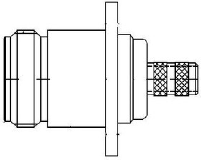 172319, RF Connectors / Coaxial Connectors N PANEL CRIMP JACK 8X LMR 240