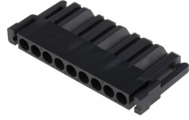 TST09PF00 / 192990-0990, Trident Connector Housing, 5.08mm Pitch, 9 Way, 1 Row